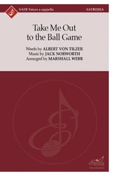 Take Me Out to the Ball Game SATB choral sheet music cover